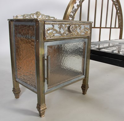 Lot 80 - An early 20th century Art Deco style brass...