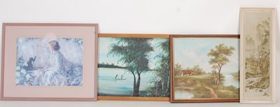 Lot 361 - A group of ten assorted decorative pictures...