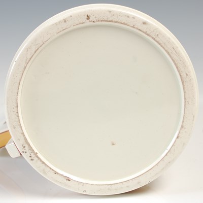 Lot 36 - A Wedgwood silver mounted creamware tankard,...