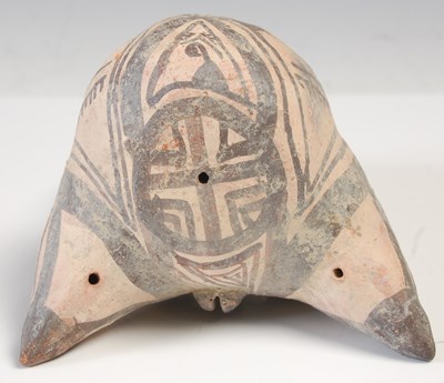 Lot 240 - A South American pottery fertility figure,...