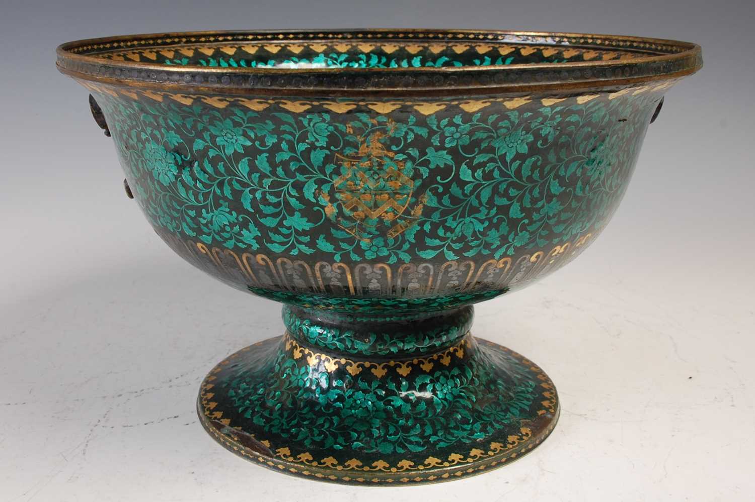 Lot 860 - A 19th century Indian enamel on copper...