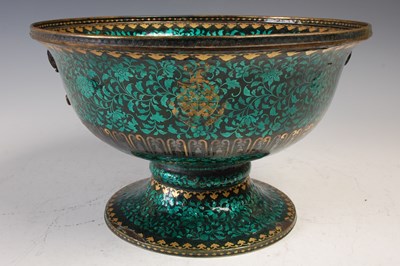 Lot 860 - A 19th century Indian enamel on copper...