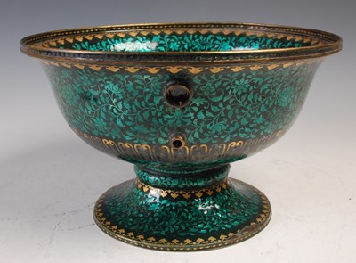 Lot 860 - A 19th century Indian enamel on copper...