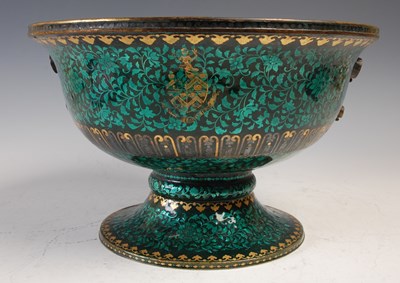 Lot 860 - A 19th century Indian enamel on copper...
