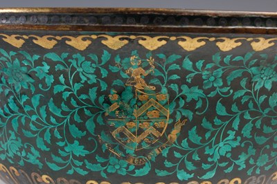 Lot 860 - A 19th century Indian enamel on copper...