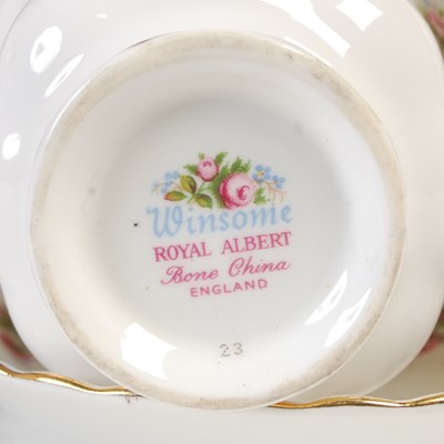 Lot 767 - A Royal Albert Winsome pattern part tea set.