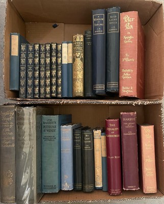 Lot 337 - Two boxes of assorted books relating to J. M....