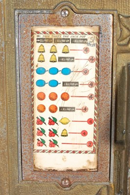 Lot 184 - A vintage American One-Arm Bandit slot machine,...