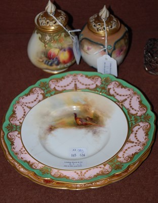 Lot 23 - A group of Royal Worcester porcelain to...