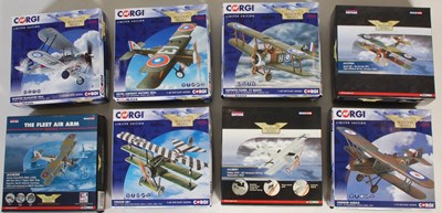 Lot 310 - A collection of eight boxed Corgi limited...
