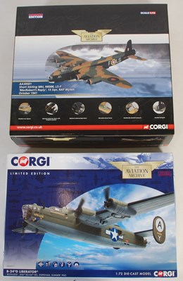 Lot 302 - Two boxed Limited Edition Corgi Aviation...