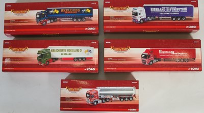 Lot 311 - A box of five boxed Corgi Hauliers of Renown...