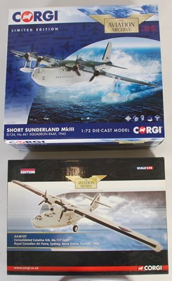 Lot 303 - Two boxed Corgi limited edition Aviation...