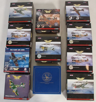 Lot 307 - Eleven boxed Corgi Limited Edition Aviation...