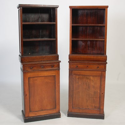 Lot 144 - A pair of 19th century composite rosewood two...