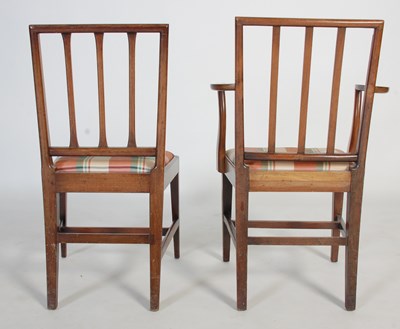 Lot 69 - A set of ten 19th century Scottish mahogany...