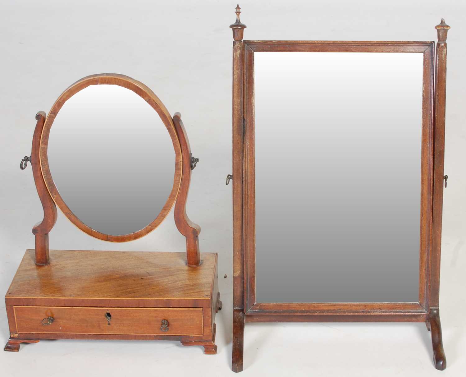 Lot 55 - A 19th century mahogany and boxwood lined...