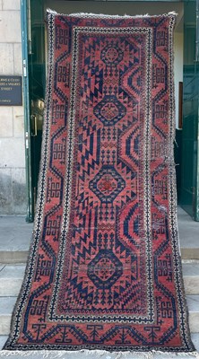 Lot 171 - A Persian long rug, 19th/ early 20th...