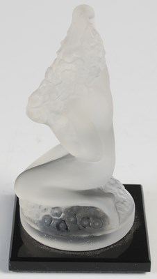Lot 713 - A Lalique frosted glass figure of a nude...