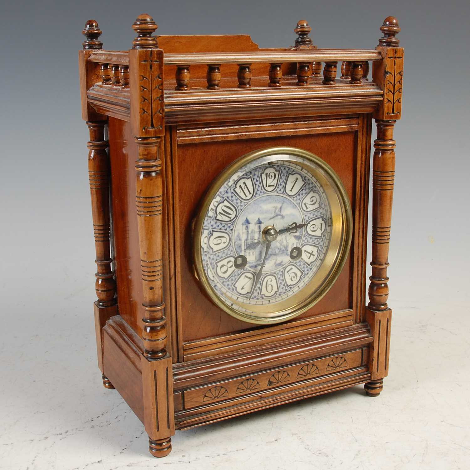 Lot 295 - A late 19th century Aesthetic movement walnut...