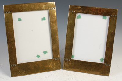 Lot 175 - Two similar Arts & Crafts large photograph...