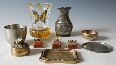Lot 257 - A collection of items, to include three Indian...