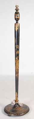 Lot 143 - An early 20th century black lacquer...