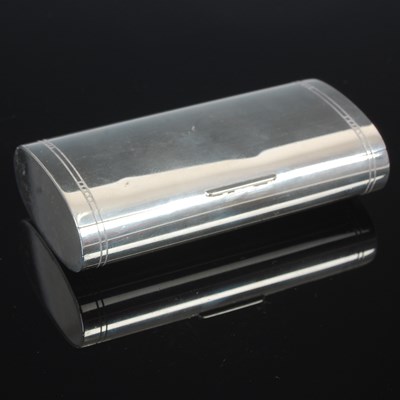 Lot 475 - A Georg Jenson sterling silver oval shaped...
