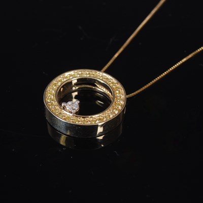 Lot 644I - A yellow metal and coloured gem stone set...