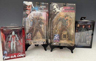 Lot 672 - Four figures to include two Army of Darkness,...