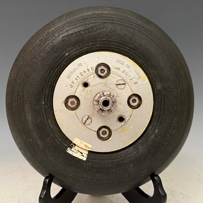 Lot 631 - An Aircraft tail wheel, probably Supermarine...