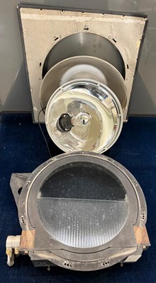 Lot 698 - Parts of an Aircraft landing light (converted...