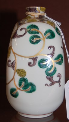 Lot 373 - A Japanese porcelain vase, late 19th/ early...