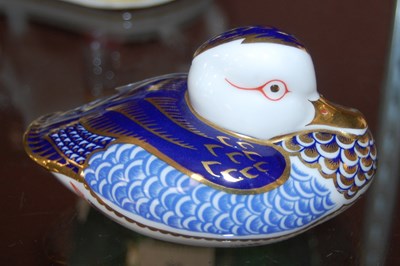 Lot 9 - A Royal Crown Derby paperweight in the form of...