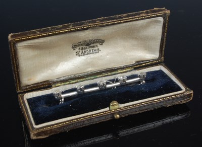 Lot 92 - An early 20th century white metal and five...