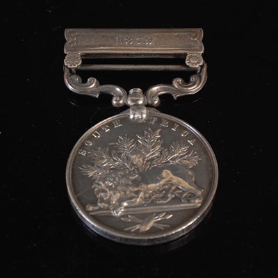 Lot 109 - A Victorian South Africa medal, inscribed '582....