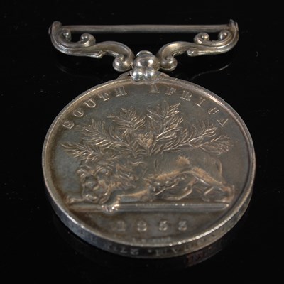 Lot 115 - A Victoria South Africa medal, 1853, inscribed...