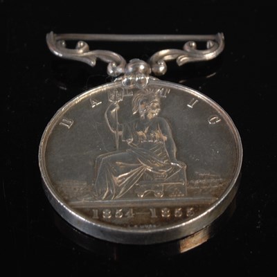 Lot 120 - A Victorian Baltic medal, 1854-1855, unnamed.