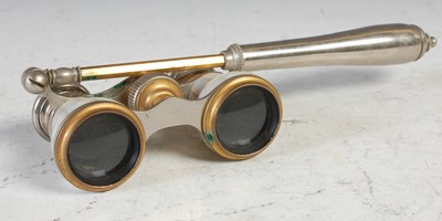 Lot 131 - A pair of yellow and white metal...
