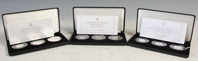 Lot 145 - Jubilee Mint, three cased sets to include The...