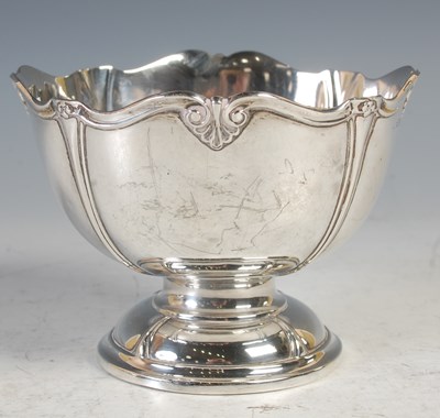 Lot 150 - A Birmingham silver footed bowl, 12cm diameter...
