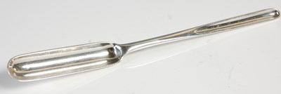 Lot 168 - A George III silver marrow scoop, London 1796,...