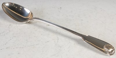 Lot 176A - A George III silver serving spoon, London 1817,...
