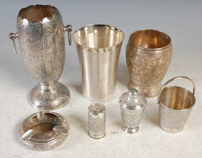 Lot 201 - A collection of assorted Middle Eastern white...