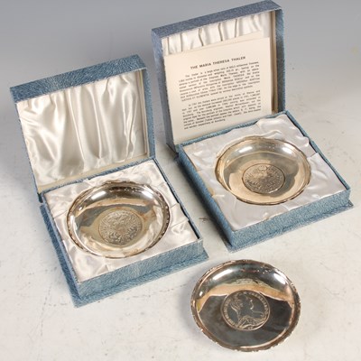 Lot 210 - Three Wai Kee Hong Kong sterling silver coin...