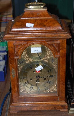 Lot 266 - A good quality early 20th century walnut cased...