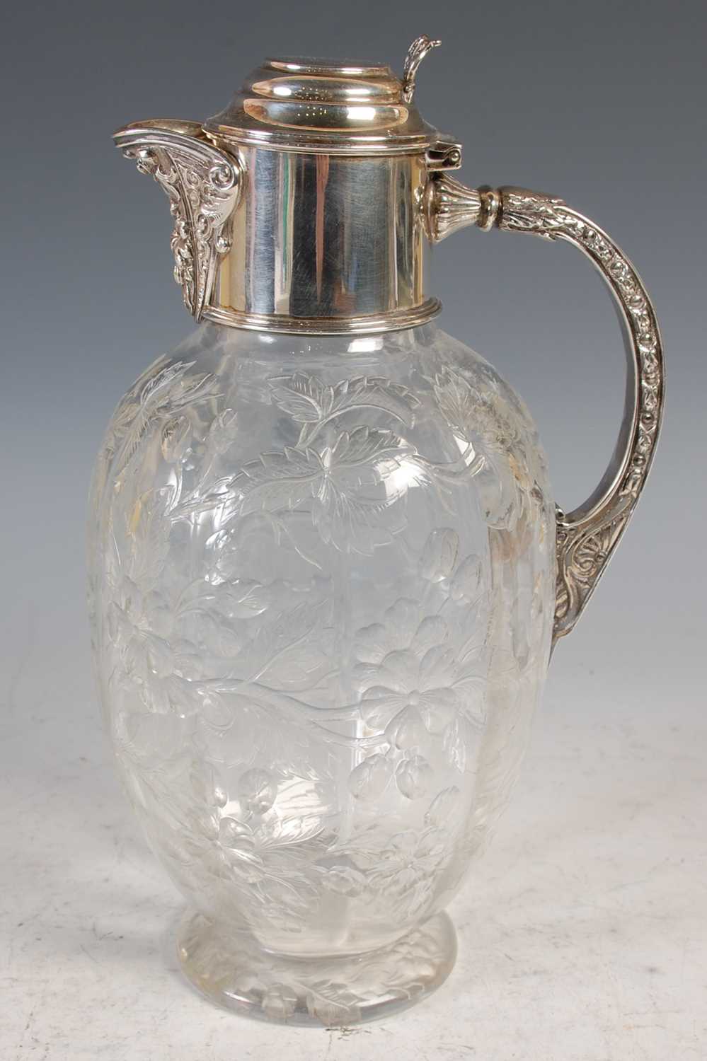 Lot 211 - A Victorian silver mounted glass, probably