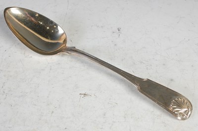 Lot 217 - A Scottish Provincial silver table spoon,...