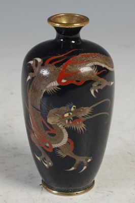 Lot 248 - A small pair of Japanese silver wirework...