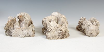 Lot 144 - Three fragments of antique white marble,...